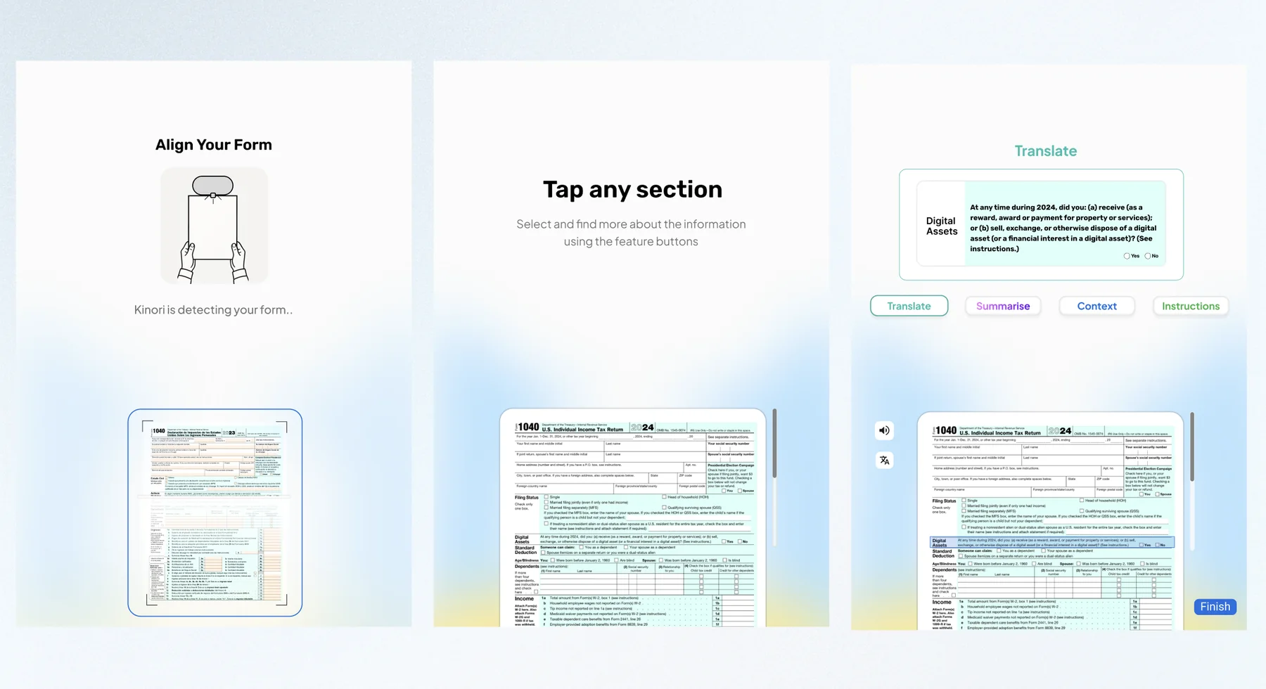 Iteration 1. Interaction points were too hidden — after